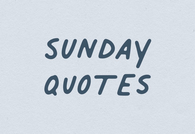 sunday quotes with images